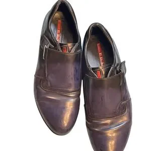 Prada | Shoes | Prada Men Leather Monk Strap Dress Shoes  display picture 2